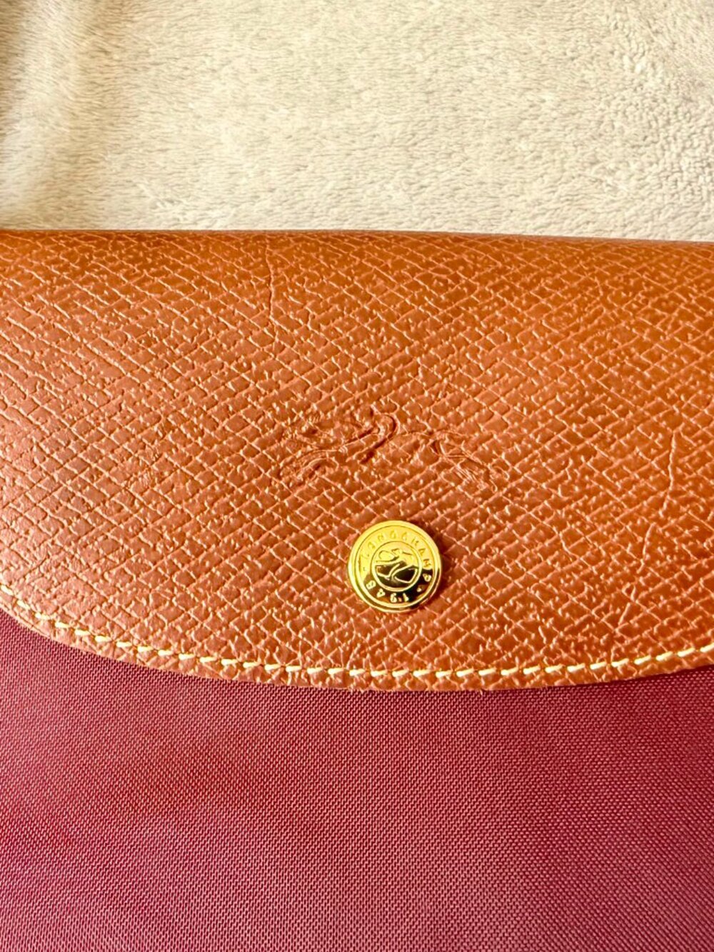 Longchamp Le Pliage Original Large L Tote Bag Burgundy - Picture 5 of 15
